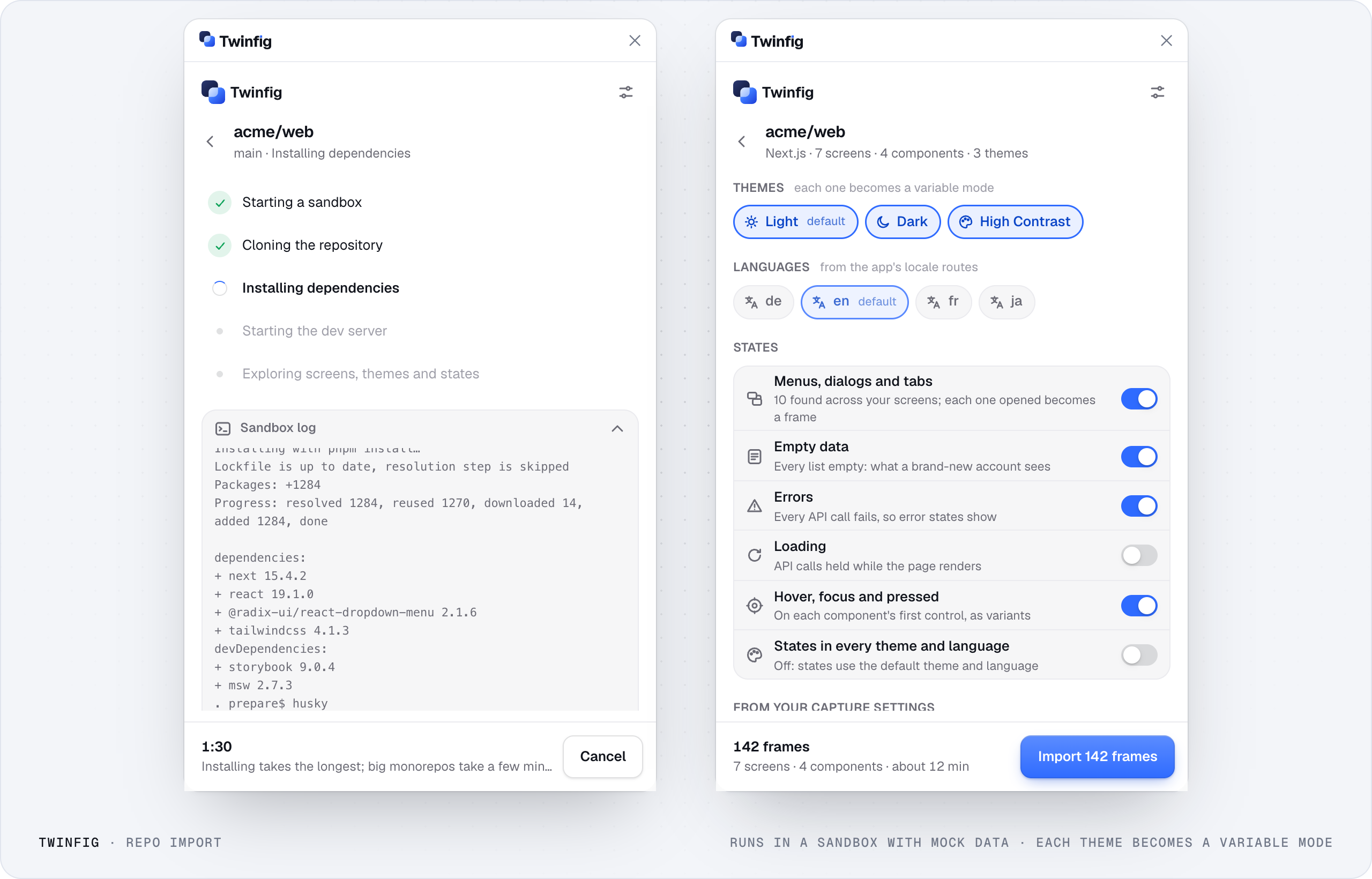 Twinfig Repo sandbox
